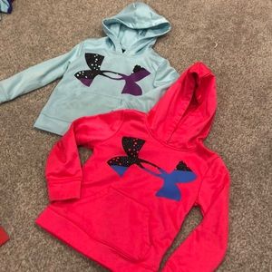 2 Under Armor hoodies
